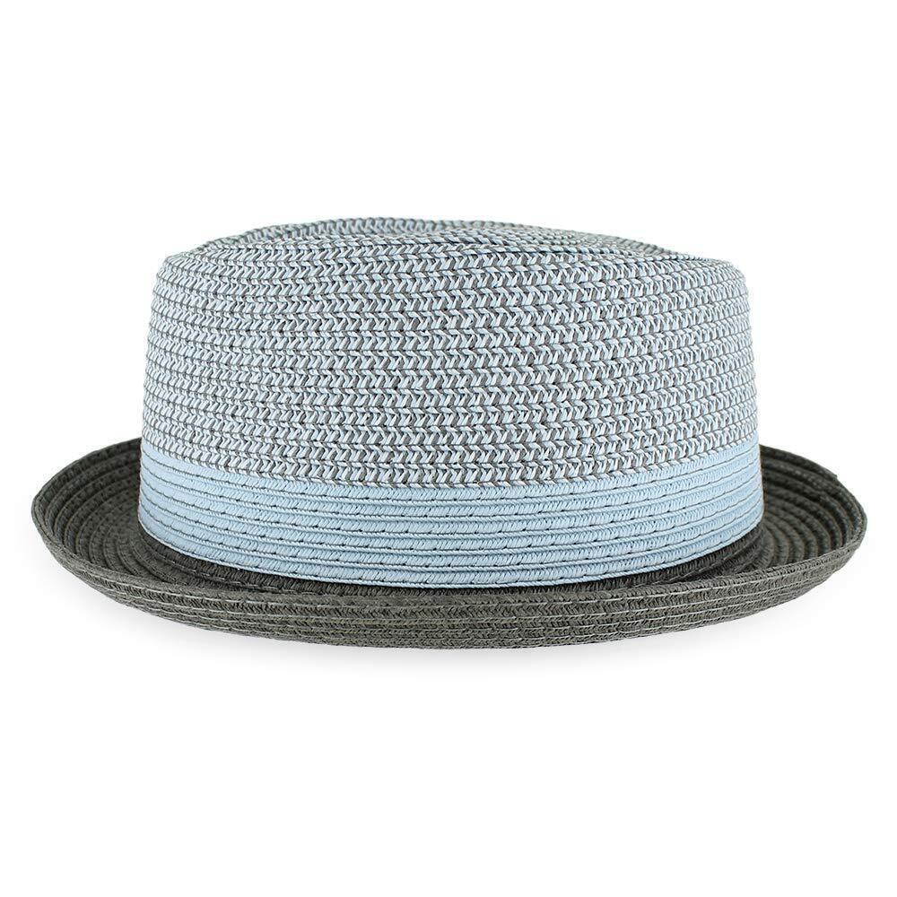 1660 Summer Straw Eli Large, LtBlueMix
